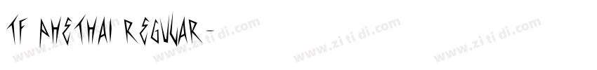 TF Phethai Regular字体转换